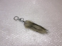 Rævehale "Mini" 10 cm, med nøglering