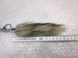 Rævehale "Mini" 10 cm, med nøglering