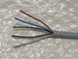 KABEL 5 X 0,50 GRÅ