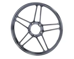 Stjernefælg 17 X 1,35, ALU - Sort Krom - Puch Maxi