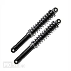 STØDDÆMPER SÆT MAXI SORT/KROM 320 MM