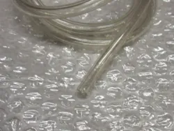 BENZINSLANGE, 1 METER KLAR,  5 X 8 MM.