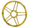 Stjernefælg 17 X 1,35, ALU - Guld Krom - Puch Maxi