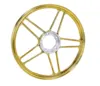 Stjernefælg 17 X 1,35, ALU - Guld Krom - Puch Maxi