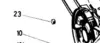 Gummiprop foran skruer ved krumtaphus MS/VZ/DS/VS