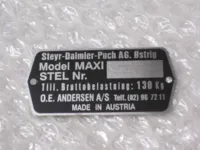 TYPESKILT, MAXI MODEL 2