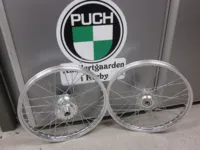 EGER HJULSÆT, 17", SØLV ELOXERET 17 x 1,20 PUCH MAXI