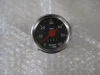 Speedometer 0-60 km/t, ø48 mm, MS/MAXI