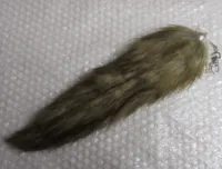 Rævehale 30 cm med nøglering