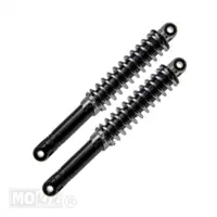STØDDÆMPER SÆT MAXI SORT/KROM 320 MM