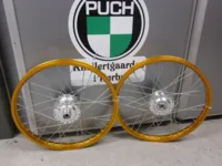 HJULSÆT, EGER, 17" GULD ELOXERET 17 x 1,20, PUCH MAXI