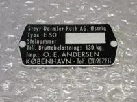 TYPESKILT, MAXI MODEL 1