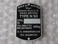 TYPESKILT, N 50 GRAND PRIX